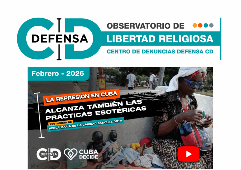 Reporte mensual – Observatorio de Libertad Religiosa No. 1