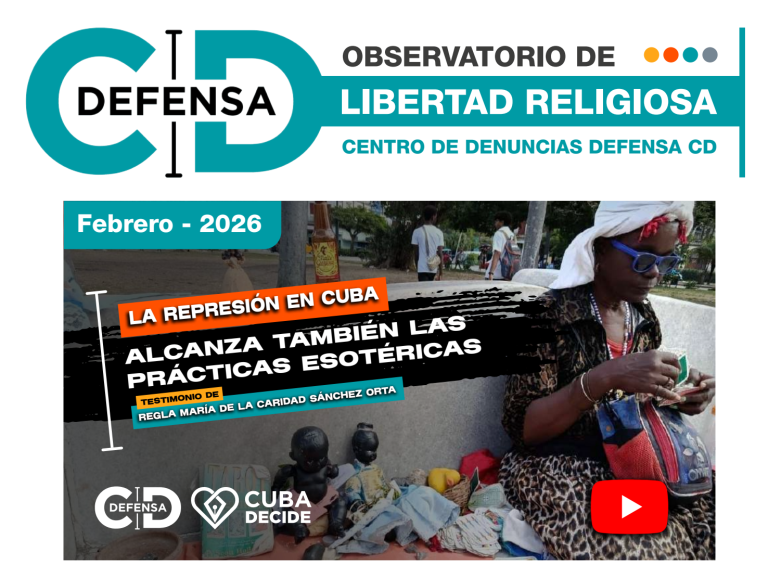Reporte mensual Febrero 2026 – Observatorio De Libertad Religiosa Defensa CD